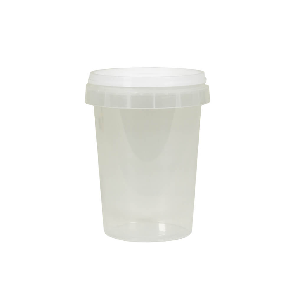 Pot plastique transparent avec couvercle 250 - Gabriel berger des abeilles