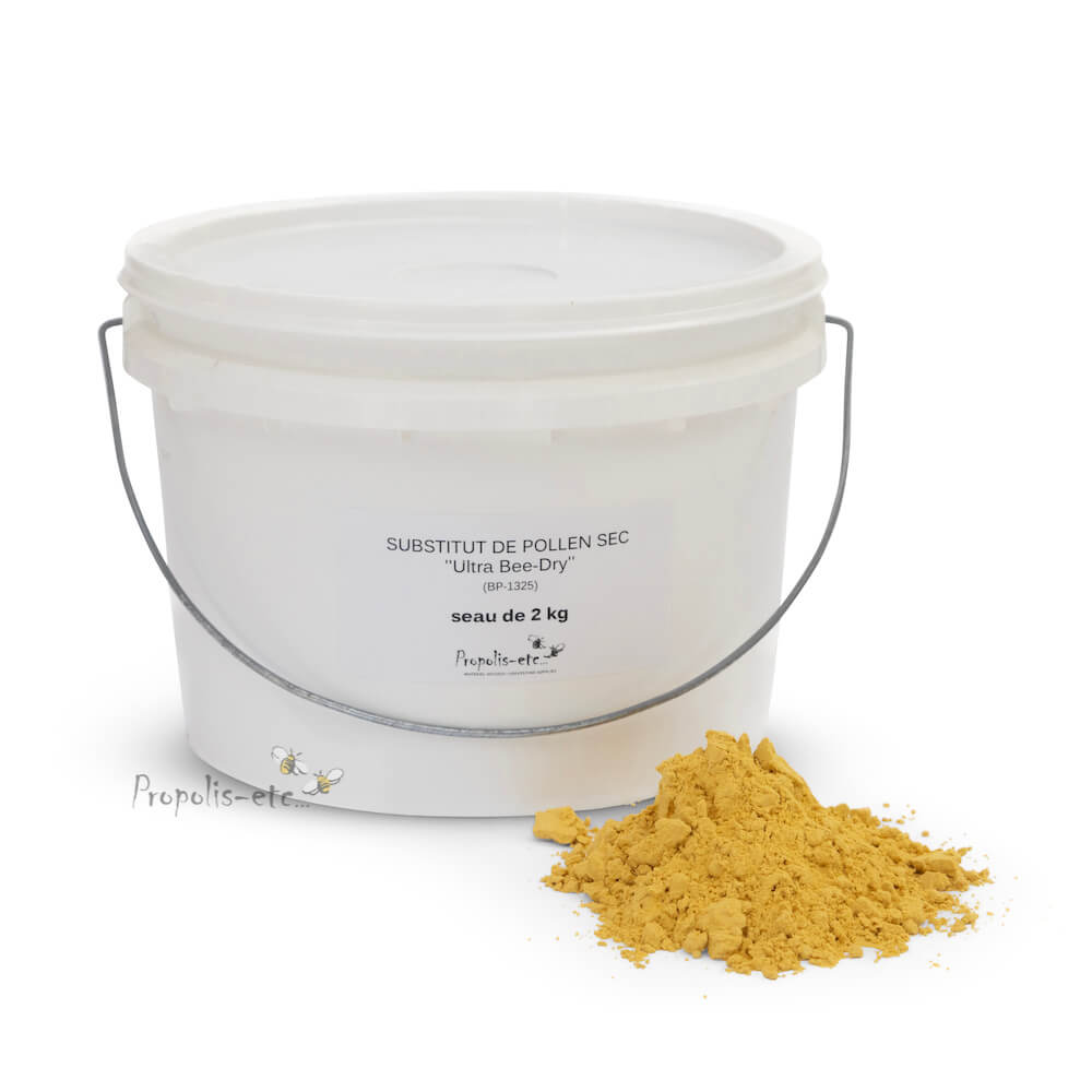 Substitut de pollen sec "Ultra Bee-Dry" (Seau de 2 kg)