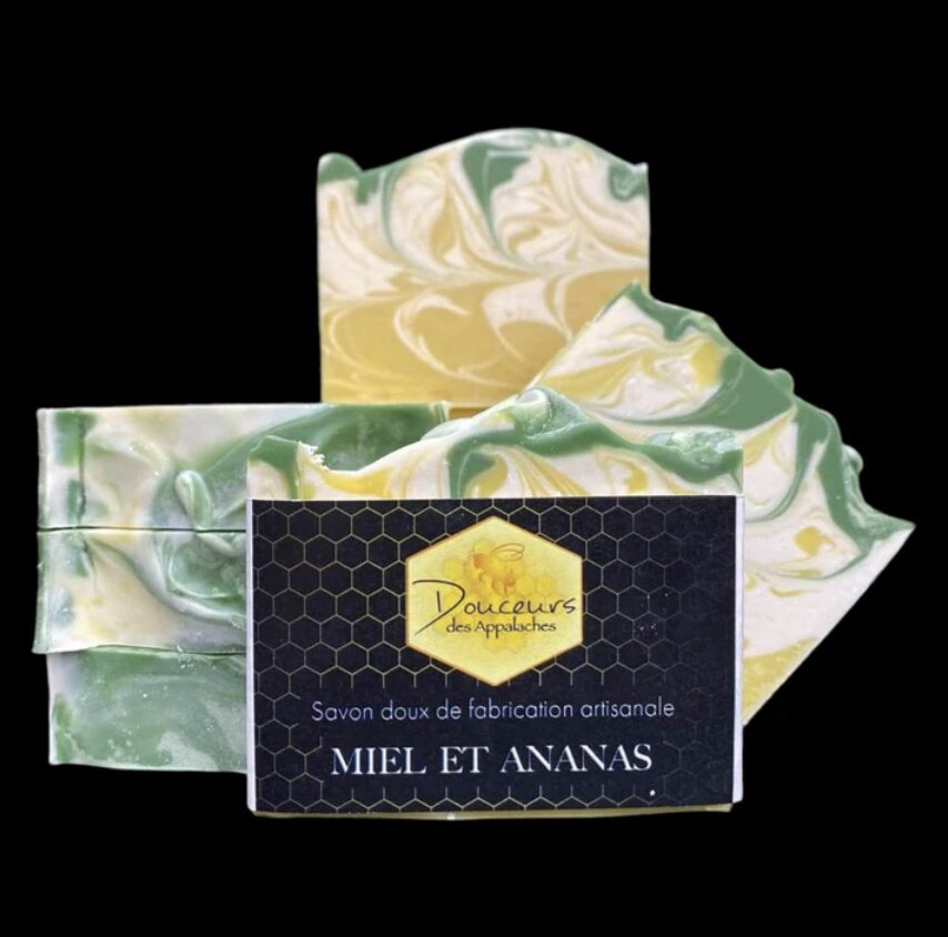 Savon artisanal - Miel et Ananas