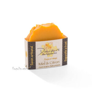 Savon artisanal - Miel & Citron