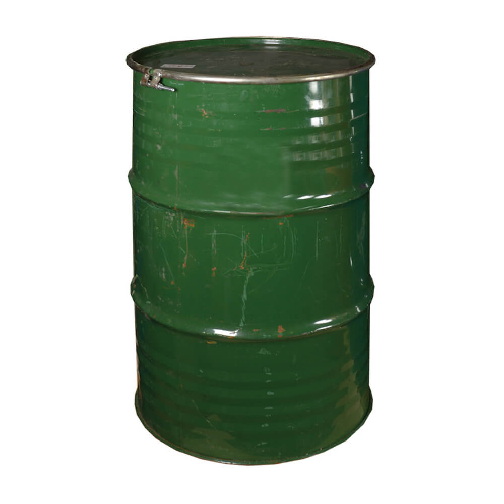 Baril en acier usagé (45 gallons impérial)(205 litres)