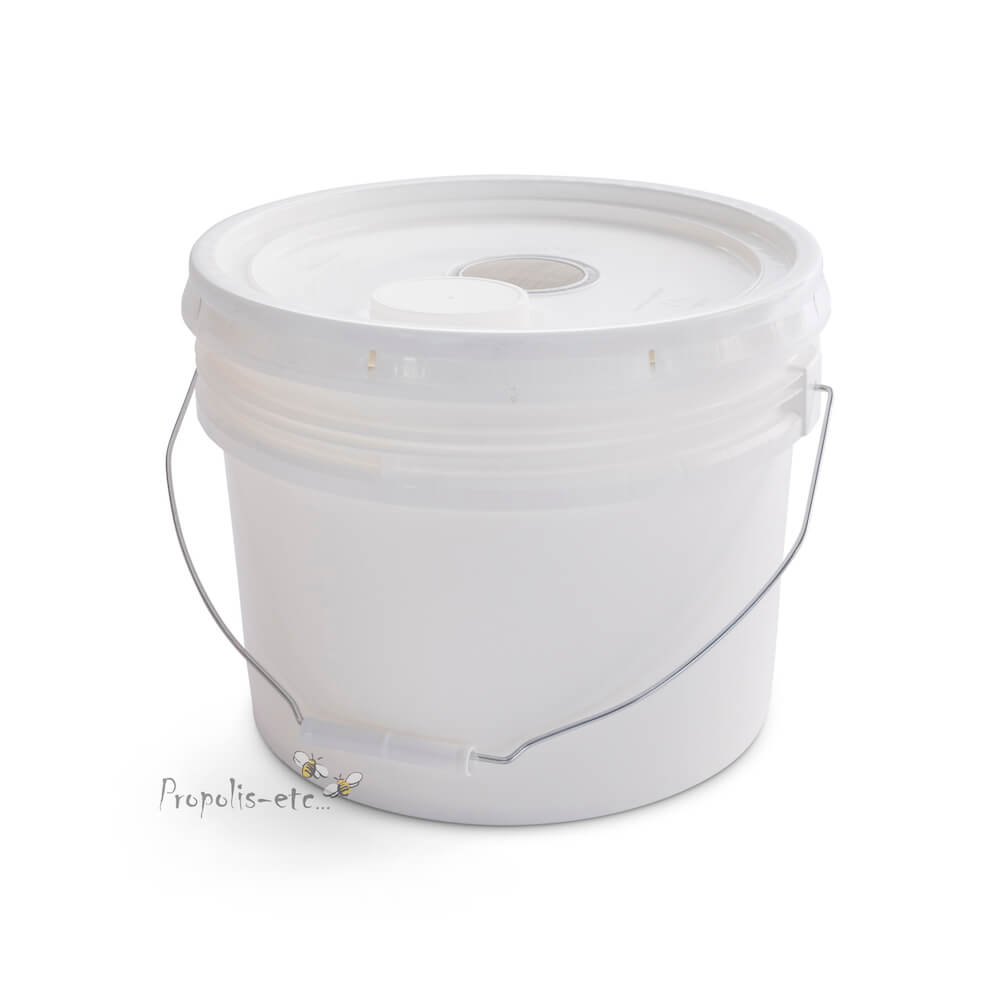 Nourrisseur seau avec couvercle grillagé (12 L)