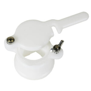 Honey Gate 1 1/2" White Nylon LEGA