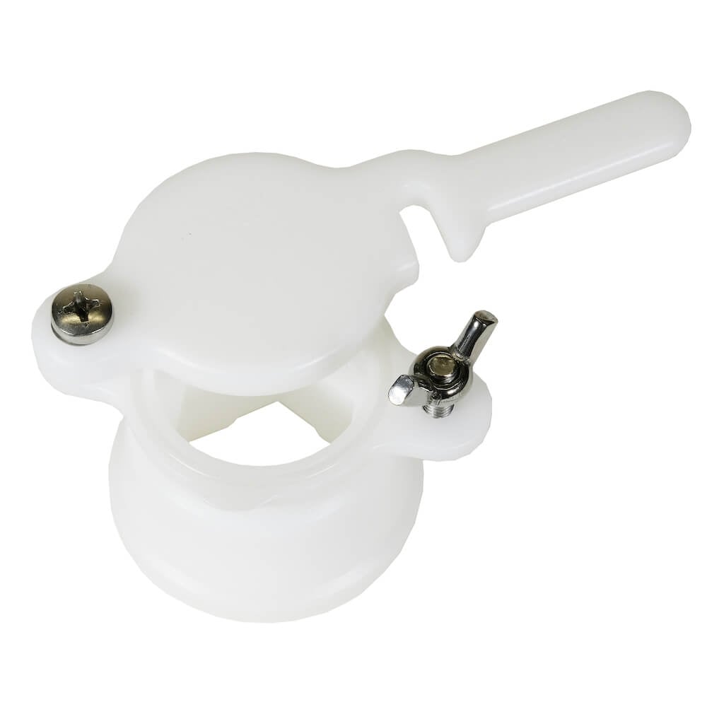 Honey Gate 1 1/2" White Nylon LEGA
