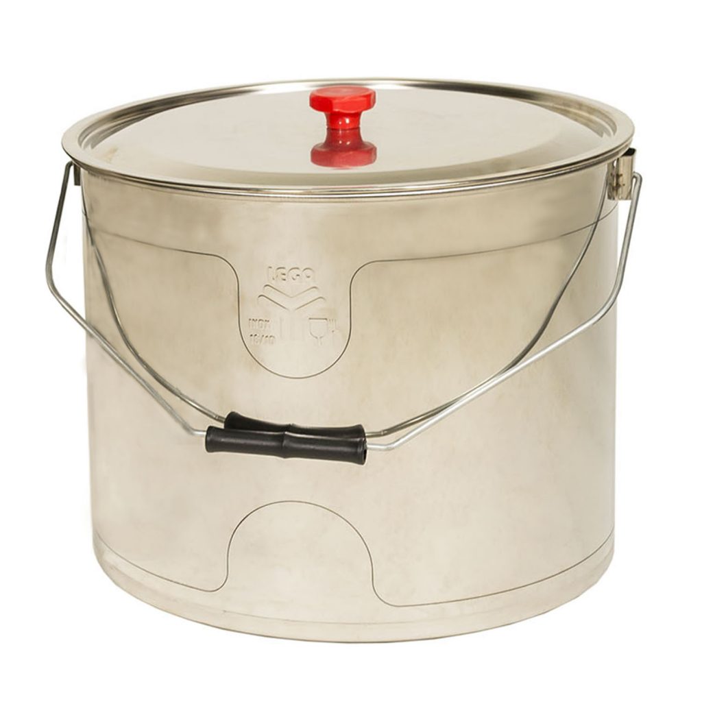 Seau à miel inox (25 kg)