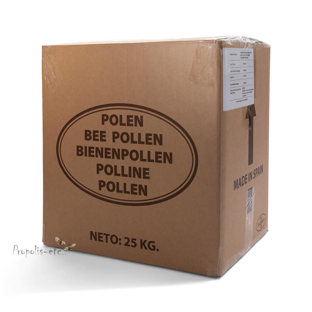 Pollen d'Europe (consommation humaine) - Boîte de 25kg