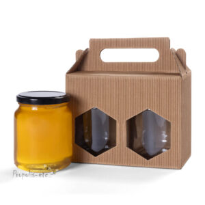 Coffret pour pots de miel (2 x 500g)