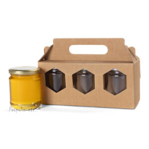Coffret pour pots de miel (3 x 250g)