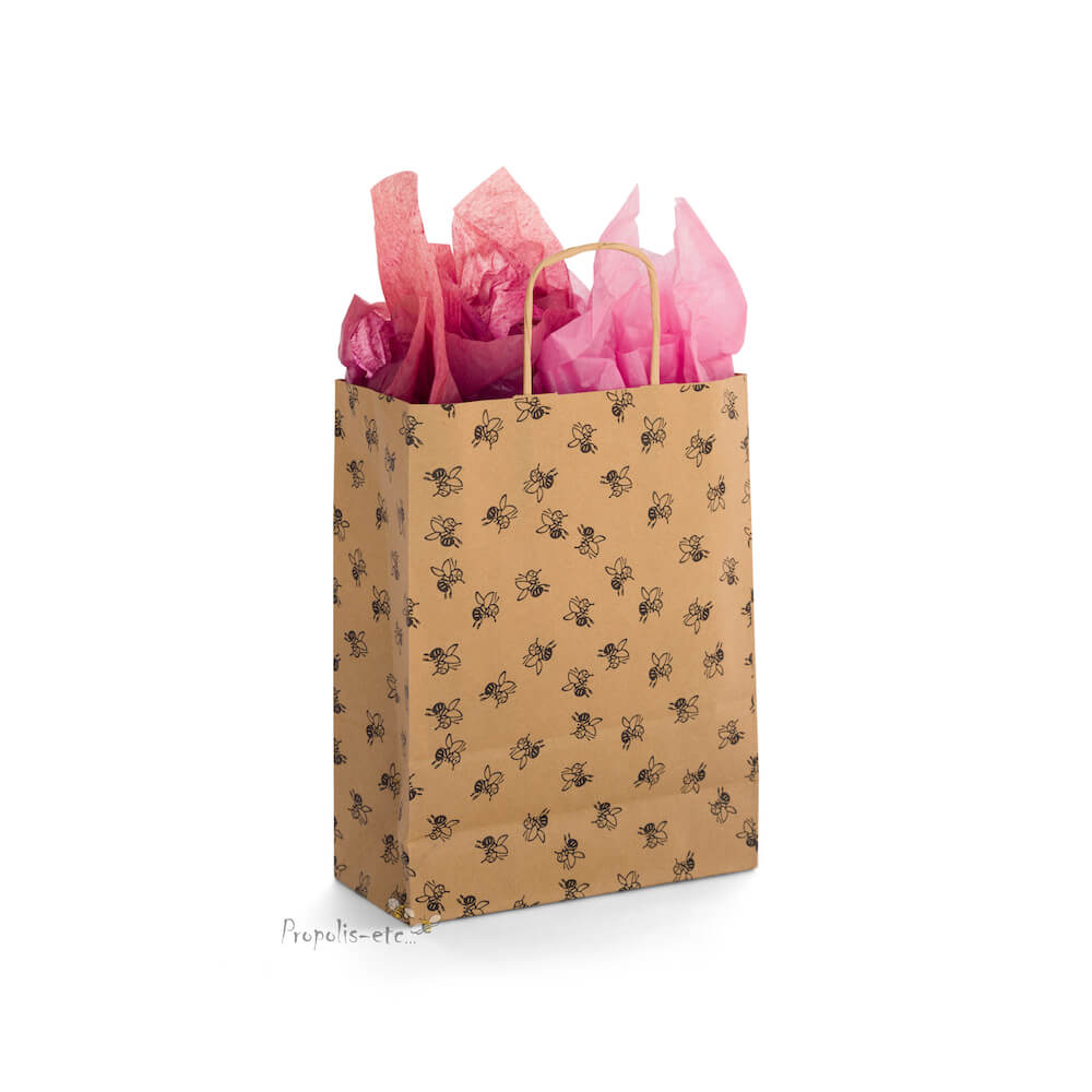Sac papier abeilles