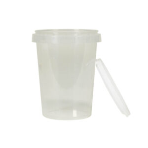 Pot & couvercle en plastique transparent NICOT 500g