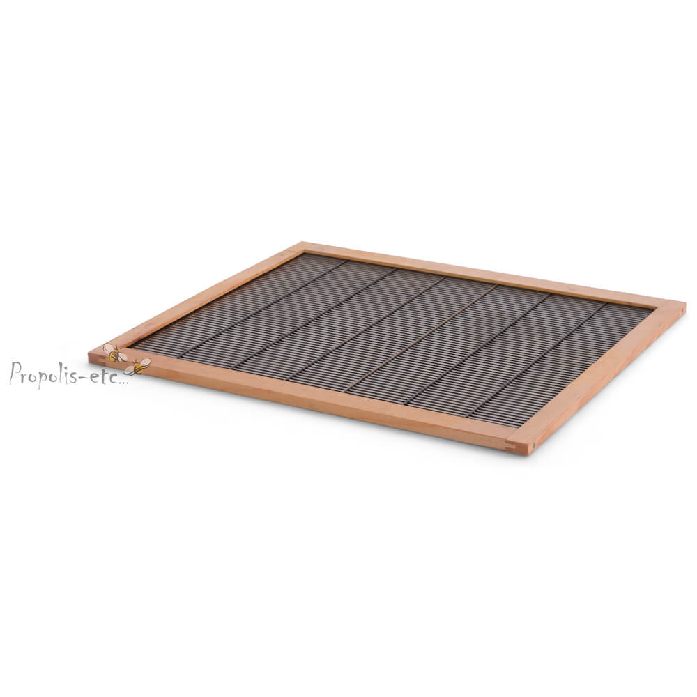 Grille à reine métallique du Québec - Contour bois