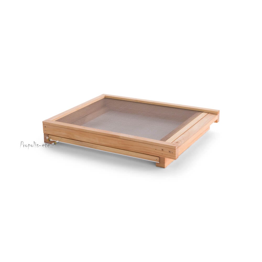 Screened Bottom Board (Side Drawer) - Waxed