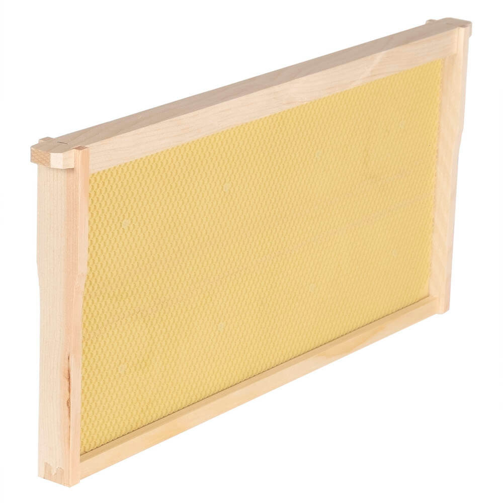 Wooden Frame 9 1/8" Assembled - Plastic Yellow Waxed