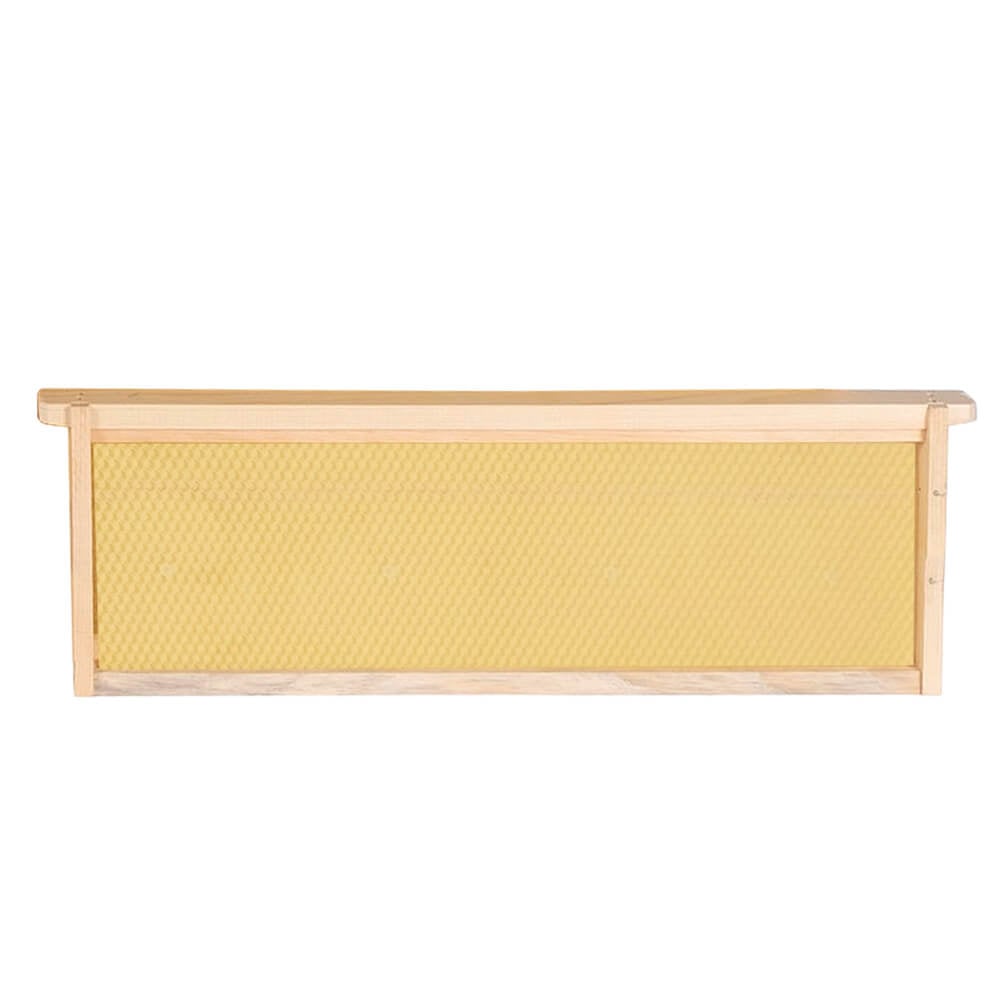 Cadre en bois 6 1/4" assemblé - Plastique jaune ciré