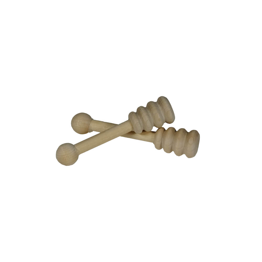 Bâtonnet en bois pour miel - 8cm