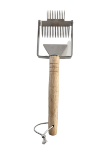 Triple action uncapping harrow